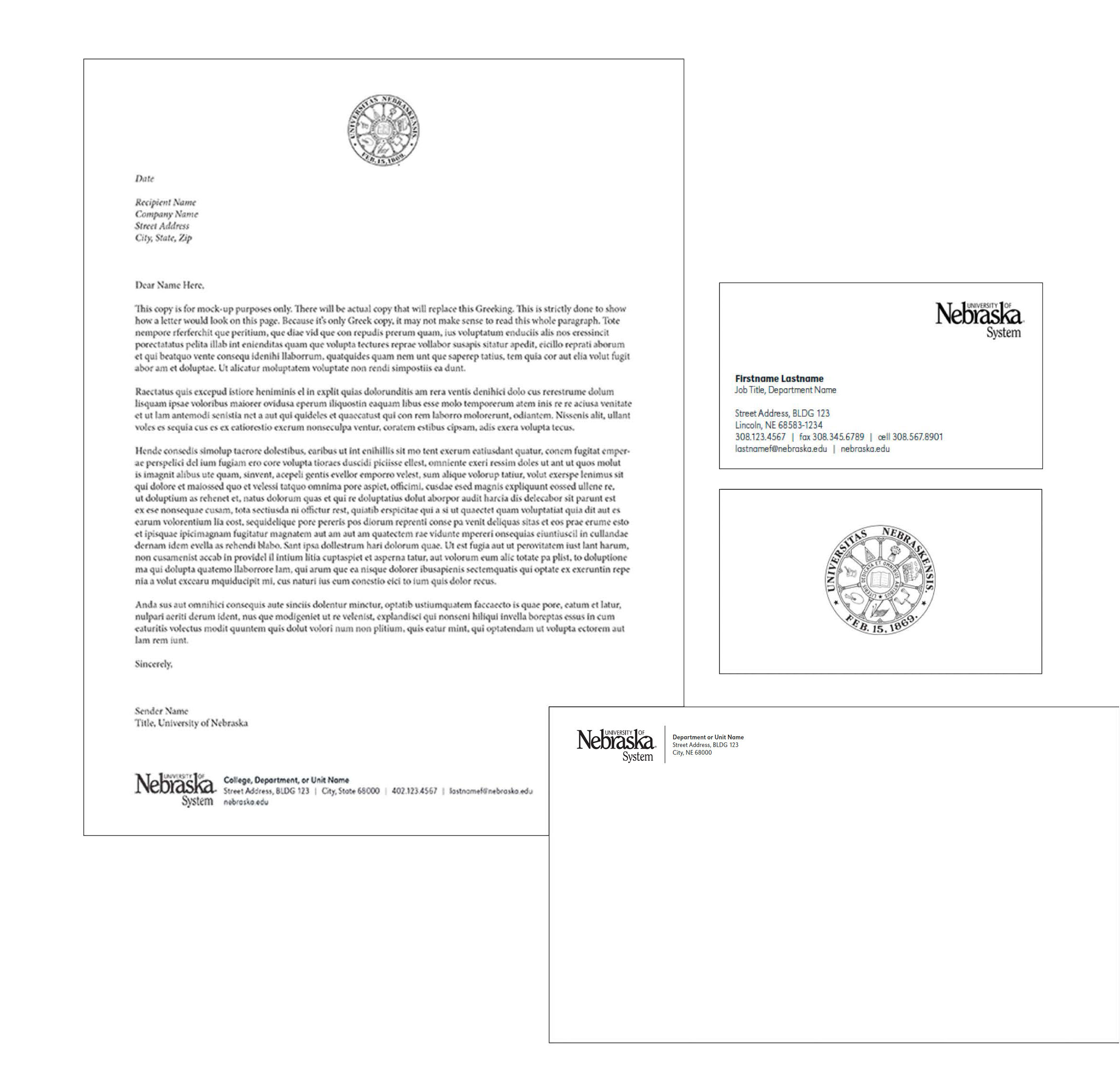 NU System Stationery Set